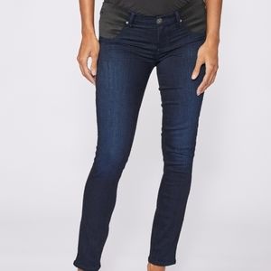 Paige Verdugo Ankle Maternity Side Panel Under Bump Skinny Jean Crop Size 32 12